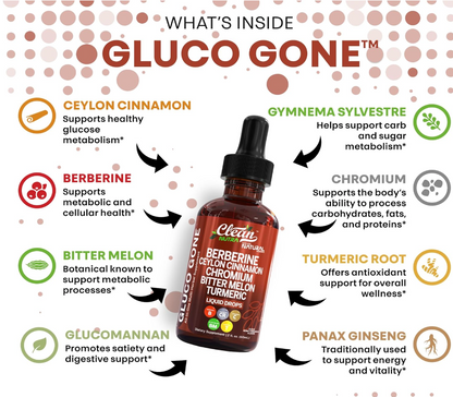 Organic Ceylon Cinnamon Berberine Liquid Drops Supplement